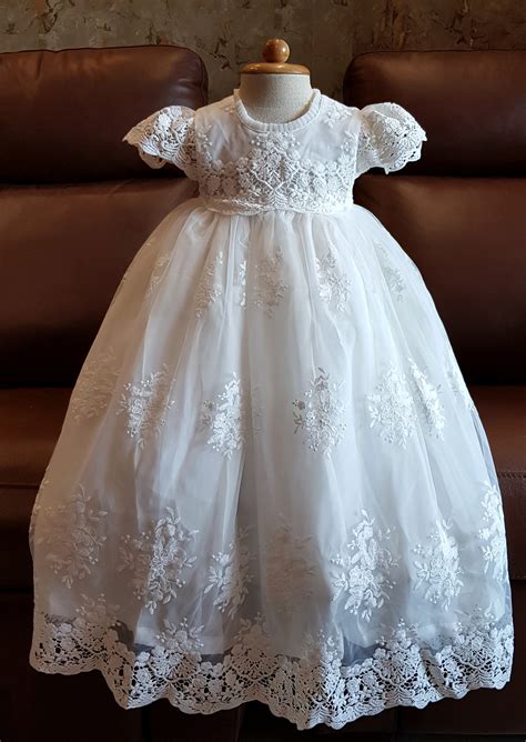 christening gowns for infant girl.